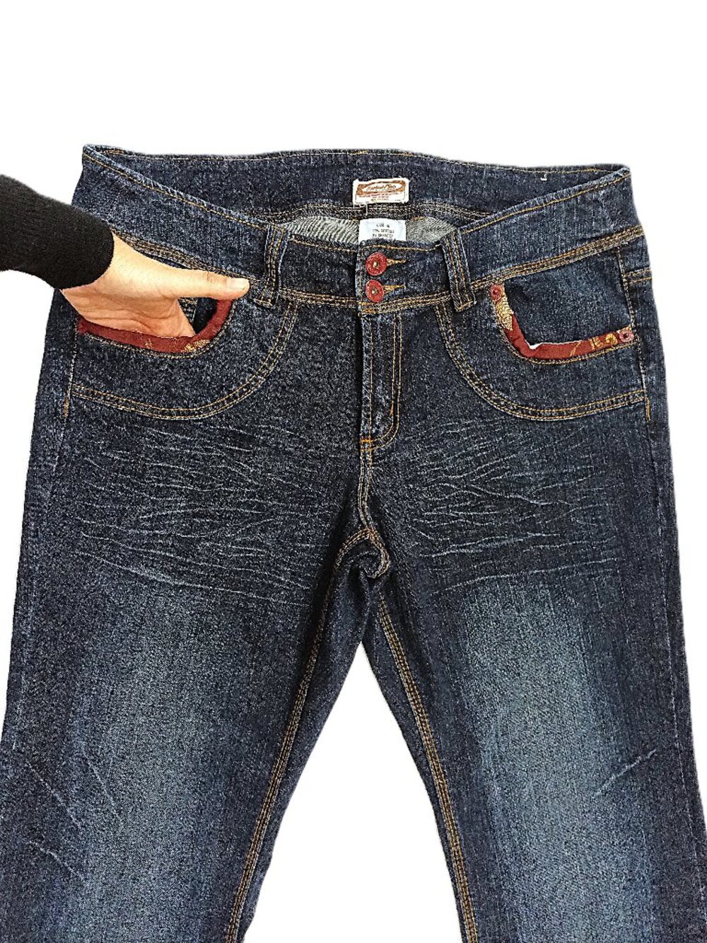 DEPARTMENT OF PEACE Bootcut Jeans. Plus Size 18 - Picture 4 of 10